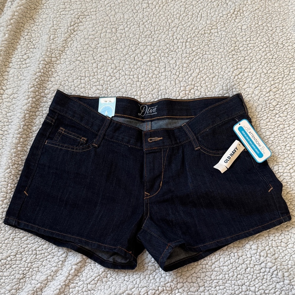 Old Navy Women's Dark Blue Jean Shorts